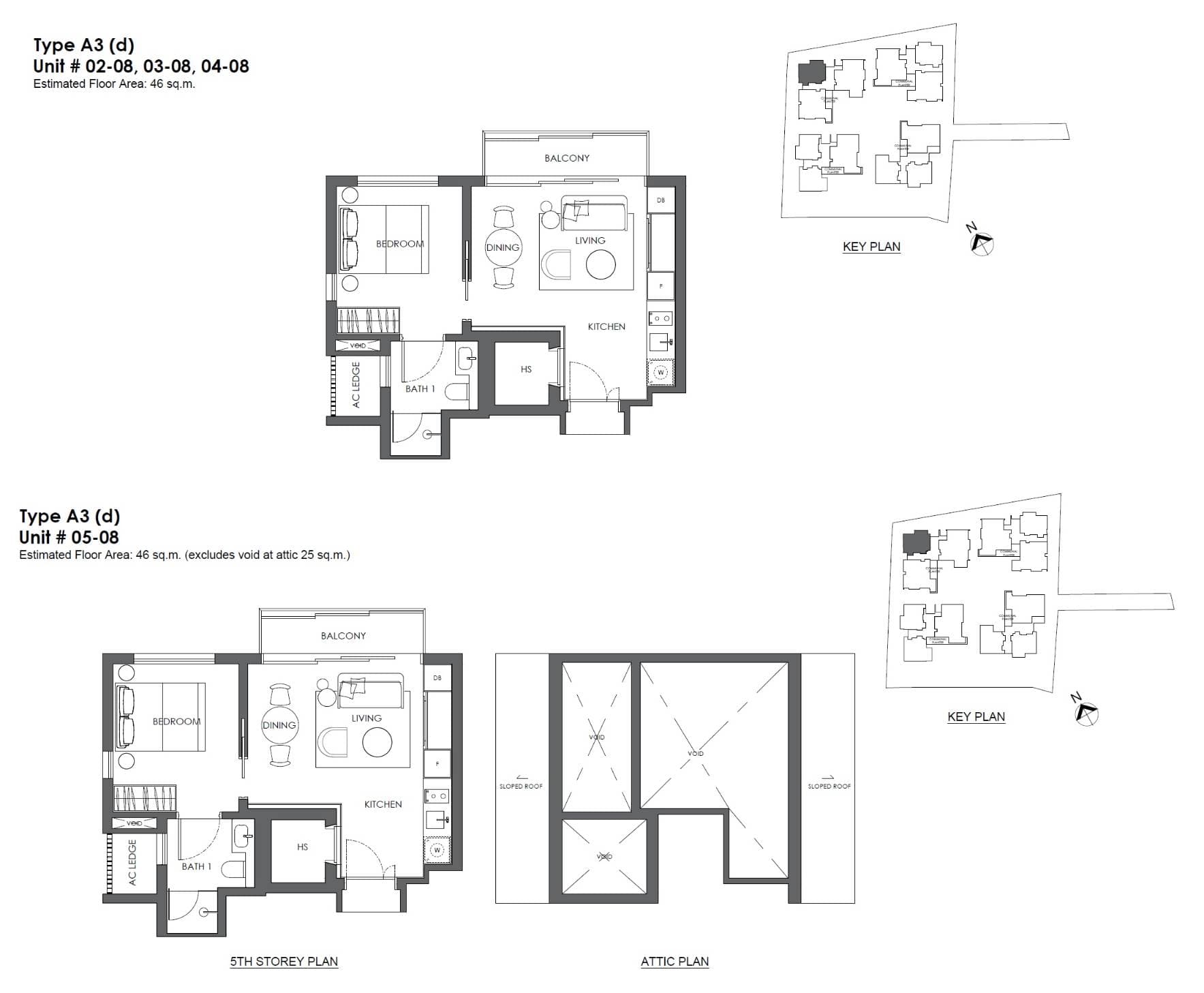 10 Evelyn 1 Bedrooms A3d