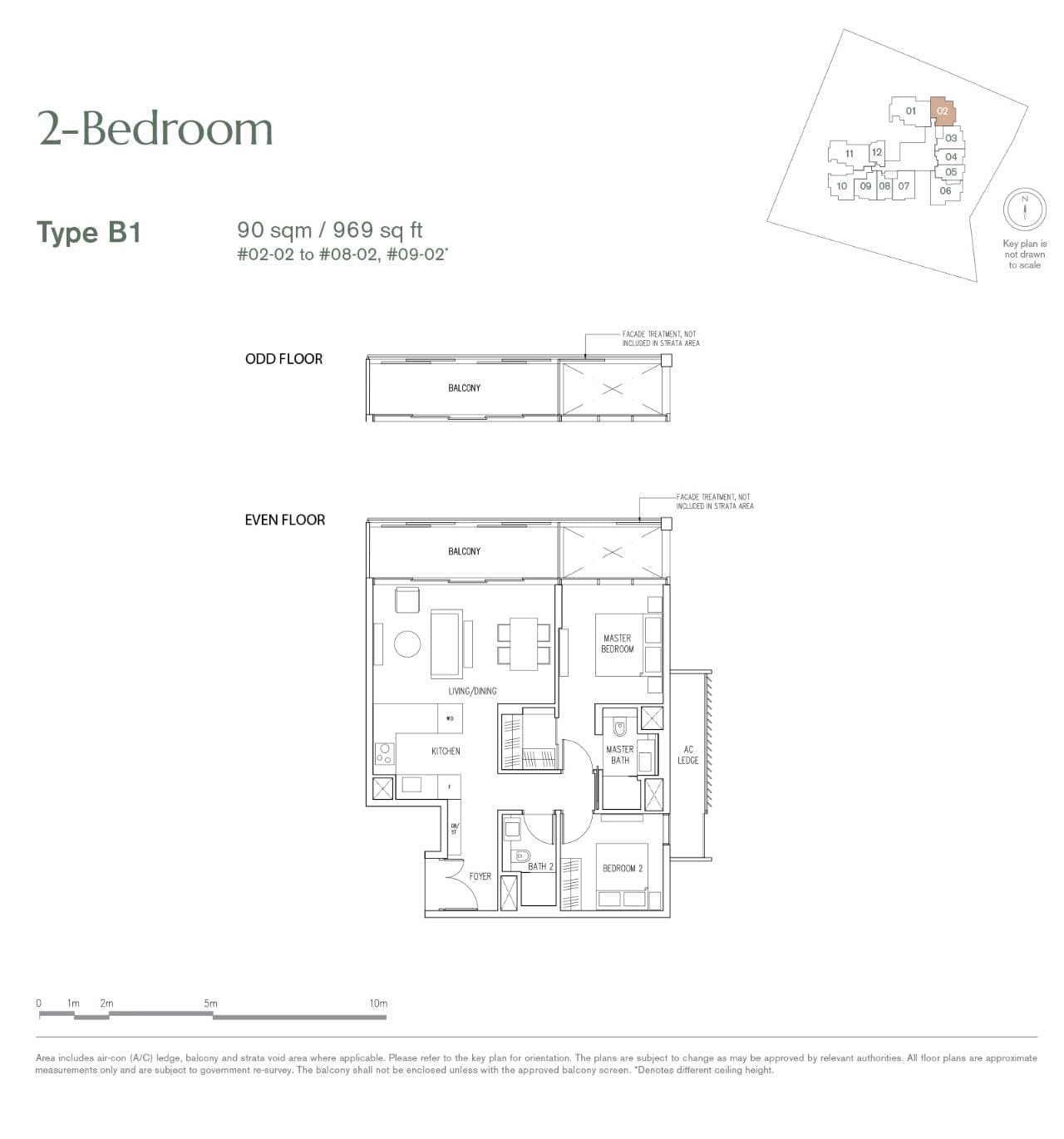 19 Nassim 2 Bedroom B1