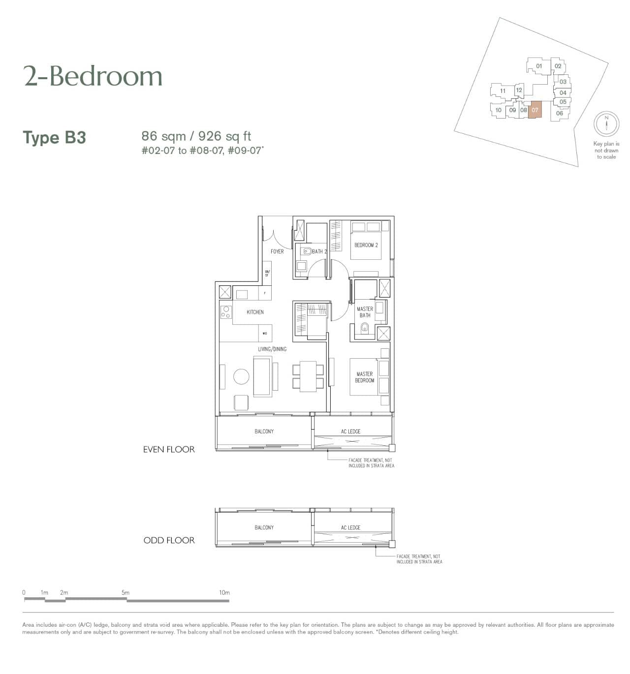 19 Nassim 2 Bedroom B3