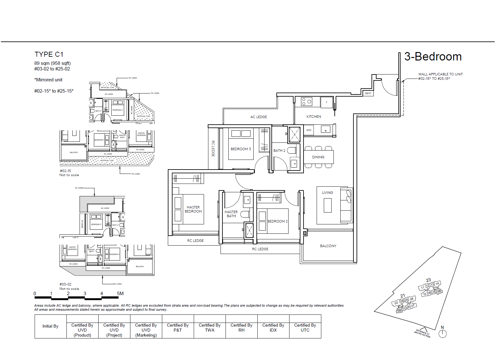 Amo Residence 3 BEDROOM C1