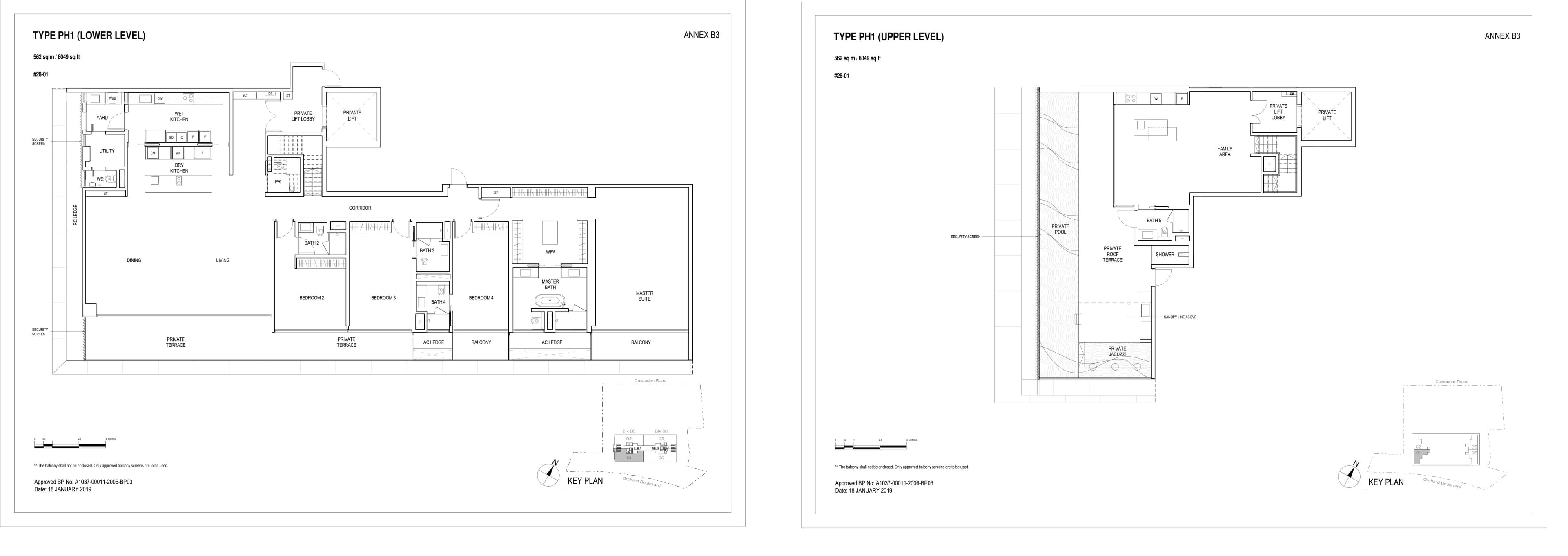 Boulevard 88 铂瑞雅居 Penthouse PH1