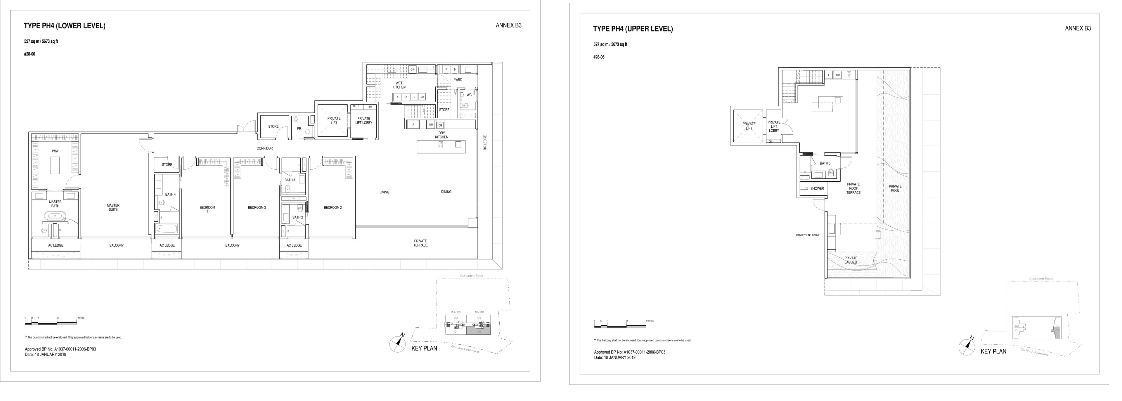 Boulevard 88 铂瑞雅居 Penthouse PH4