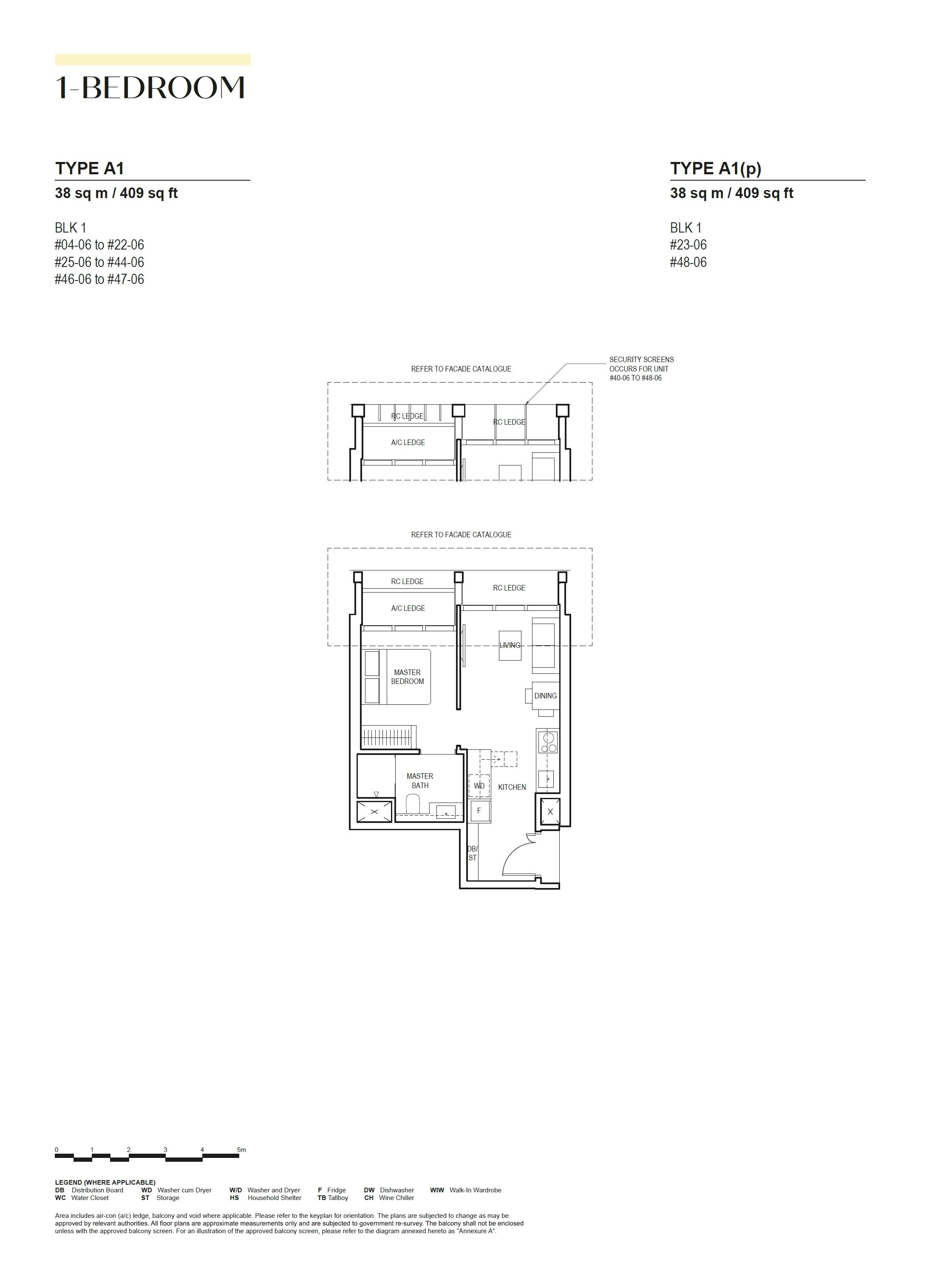 Canninghill Piers 康宁河湾 1-BEDROOM A1(p)