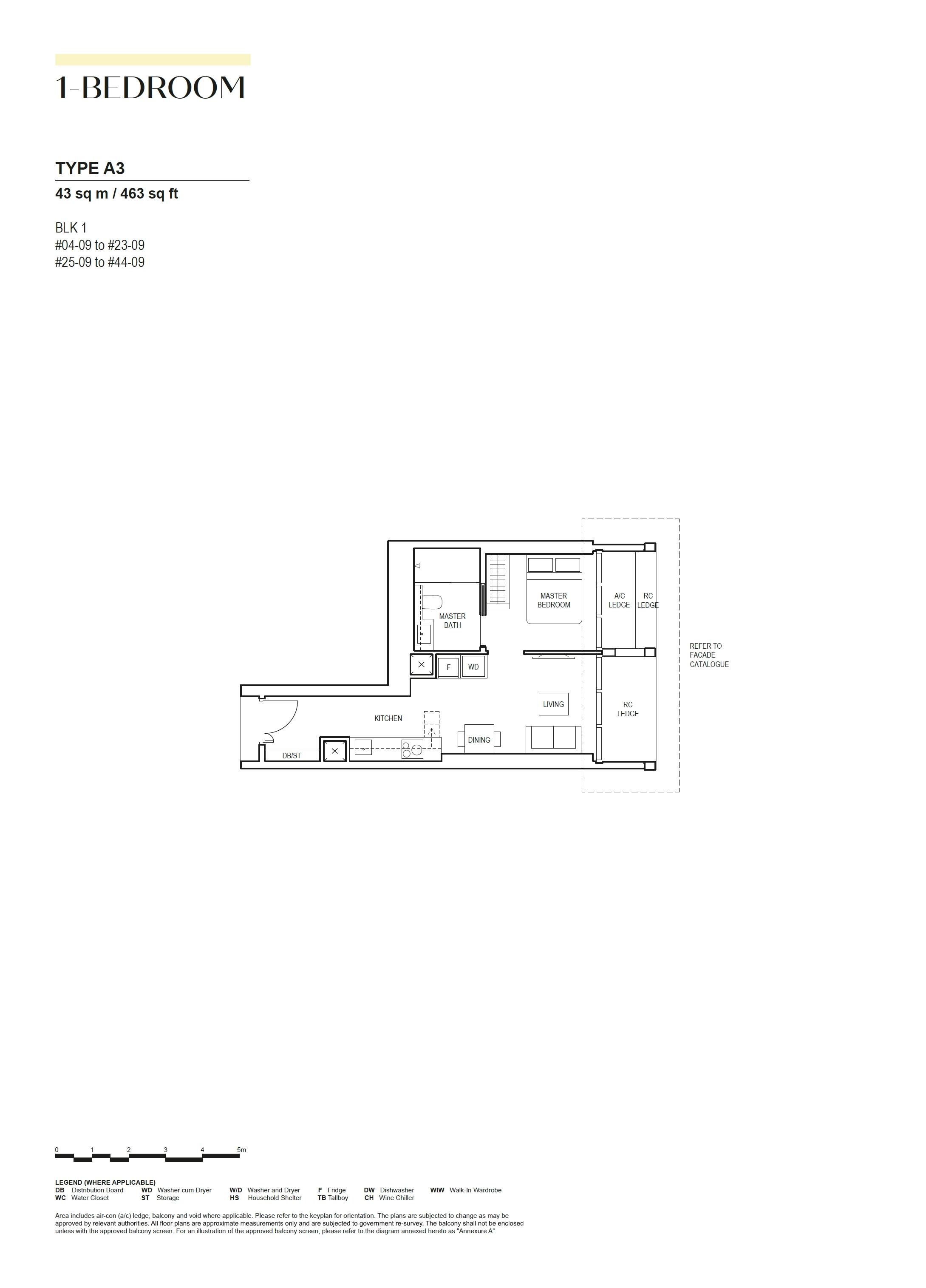 Canninghill Piers 康宁河湾 1-BEDROOM A3