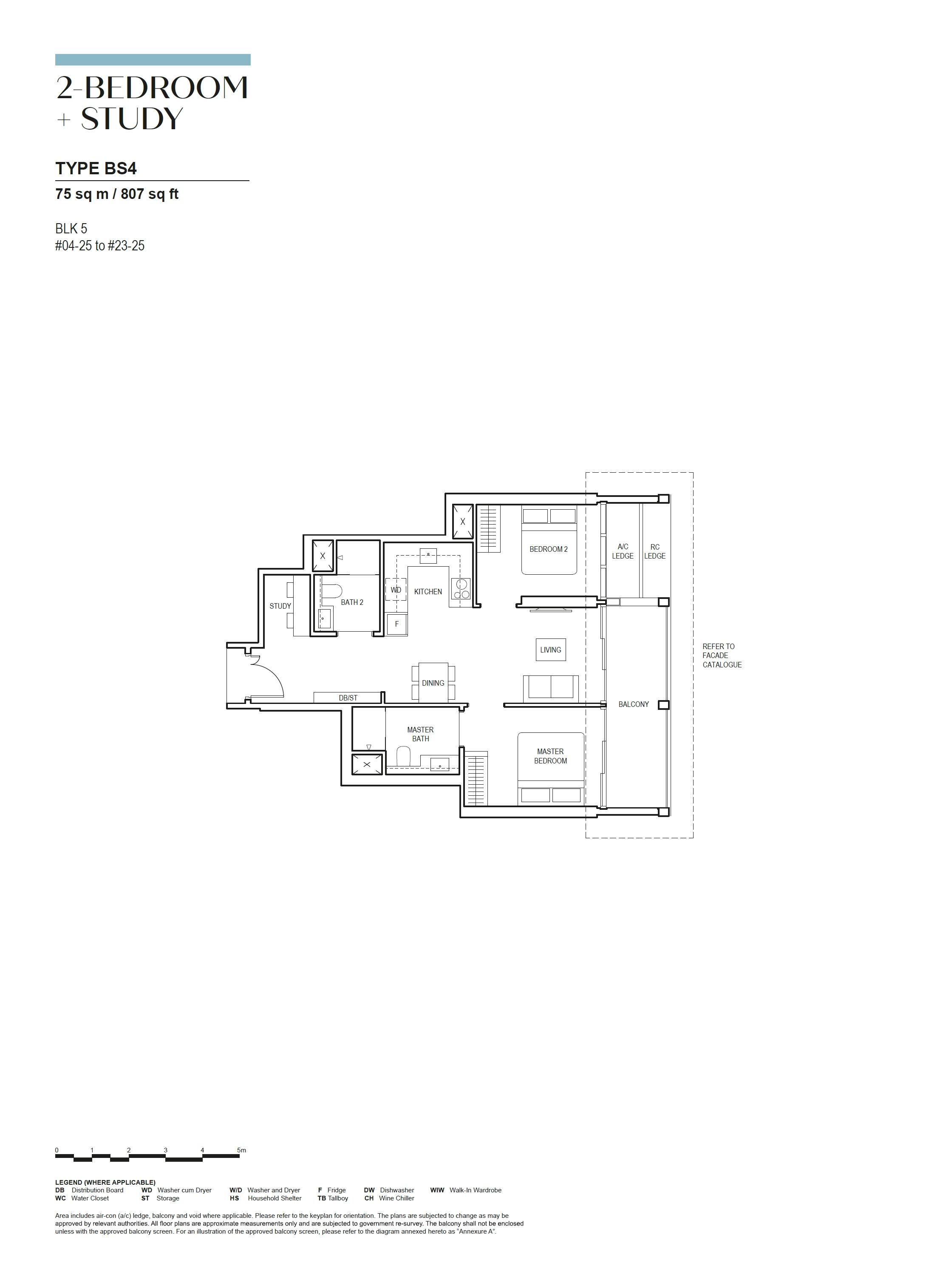 Canninghill Piers 康宁河湾 2-BEDROOM + STUDY BS4