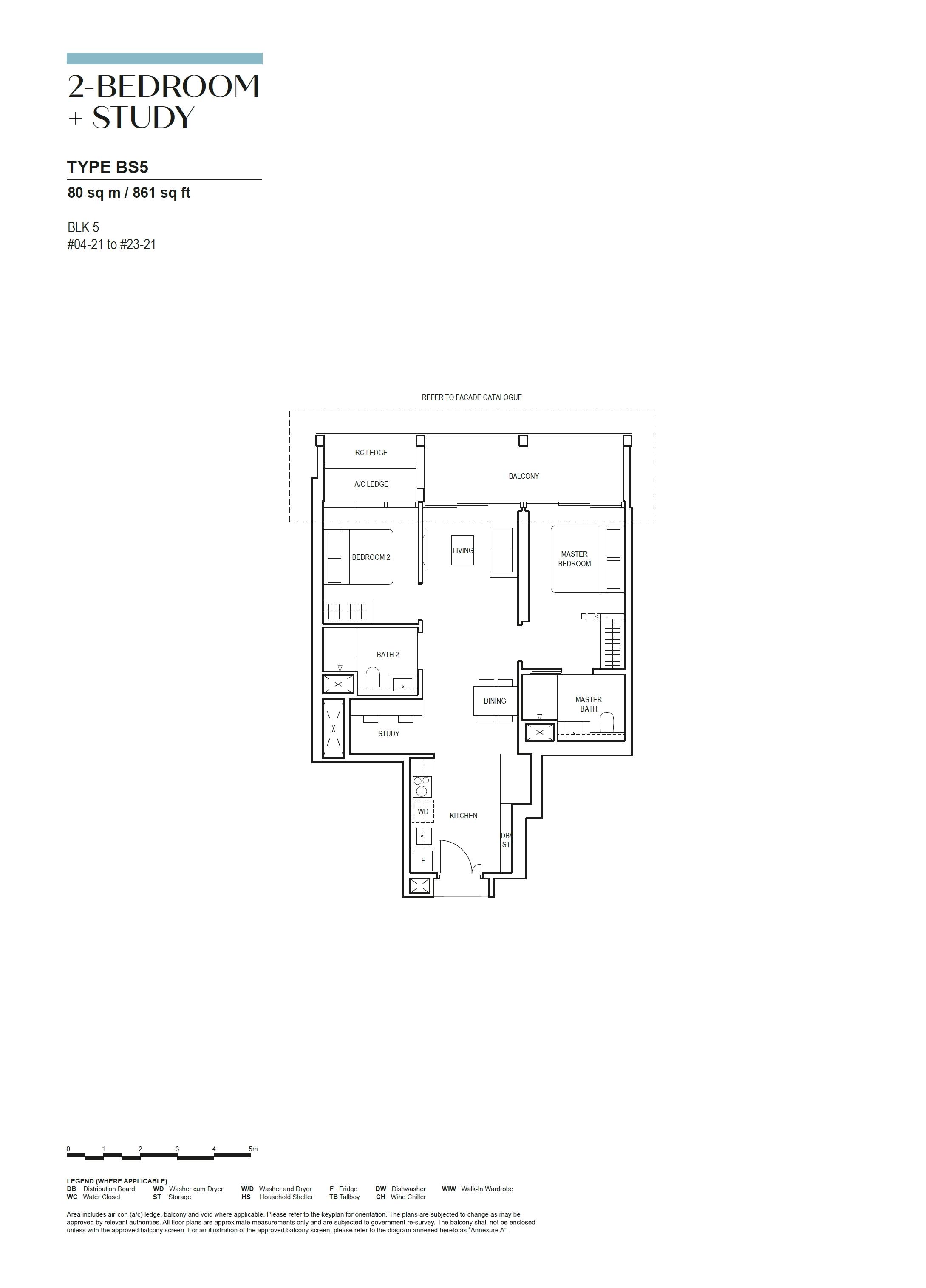 Canninghill Piers 康宁河湾 2-BEDROOM + STUDY BS5