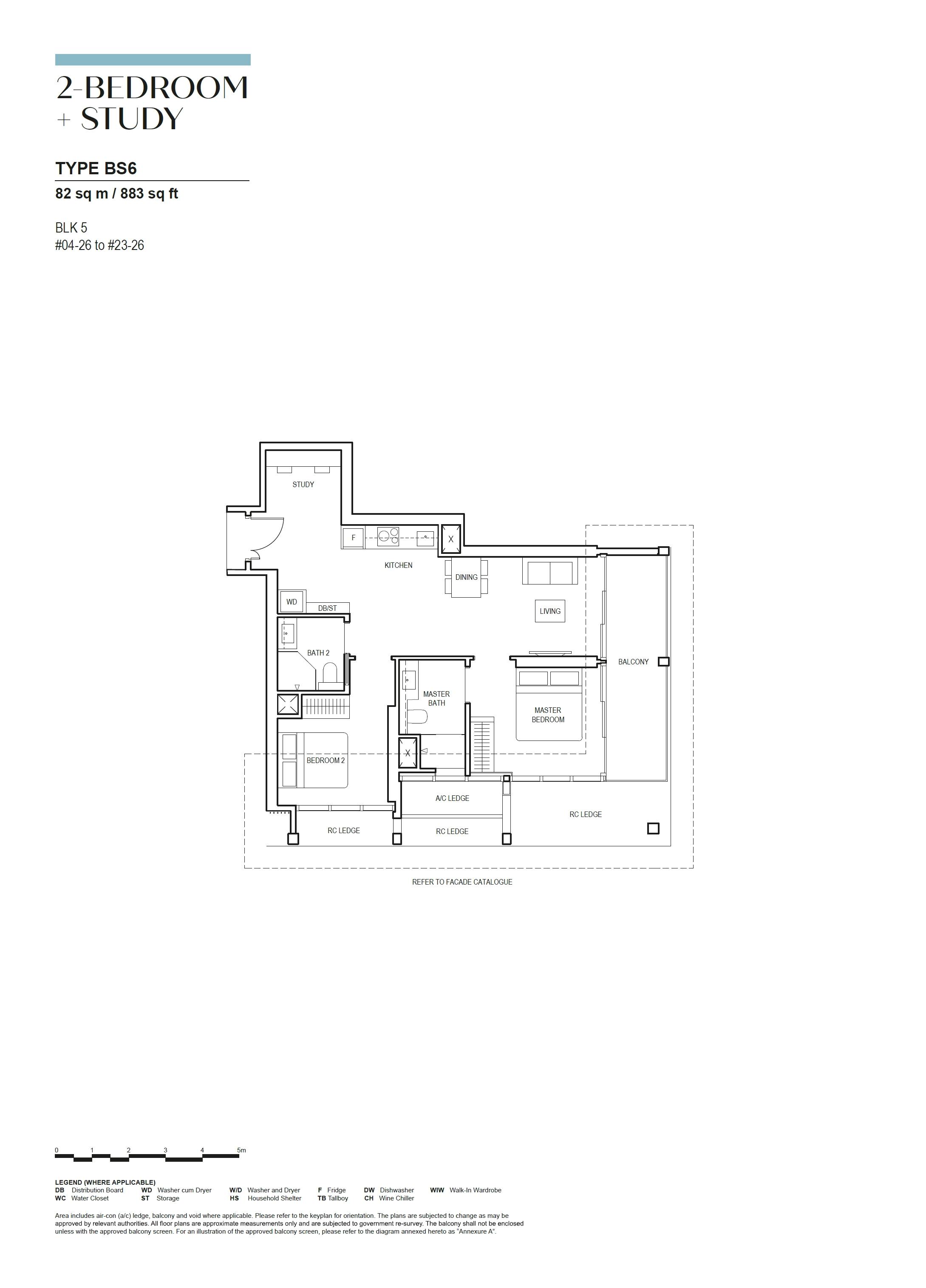 Canninghill Piers 康宁河湾 2-BEDROOM + STUDY BS6