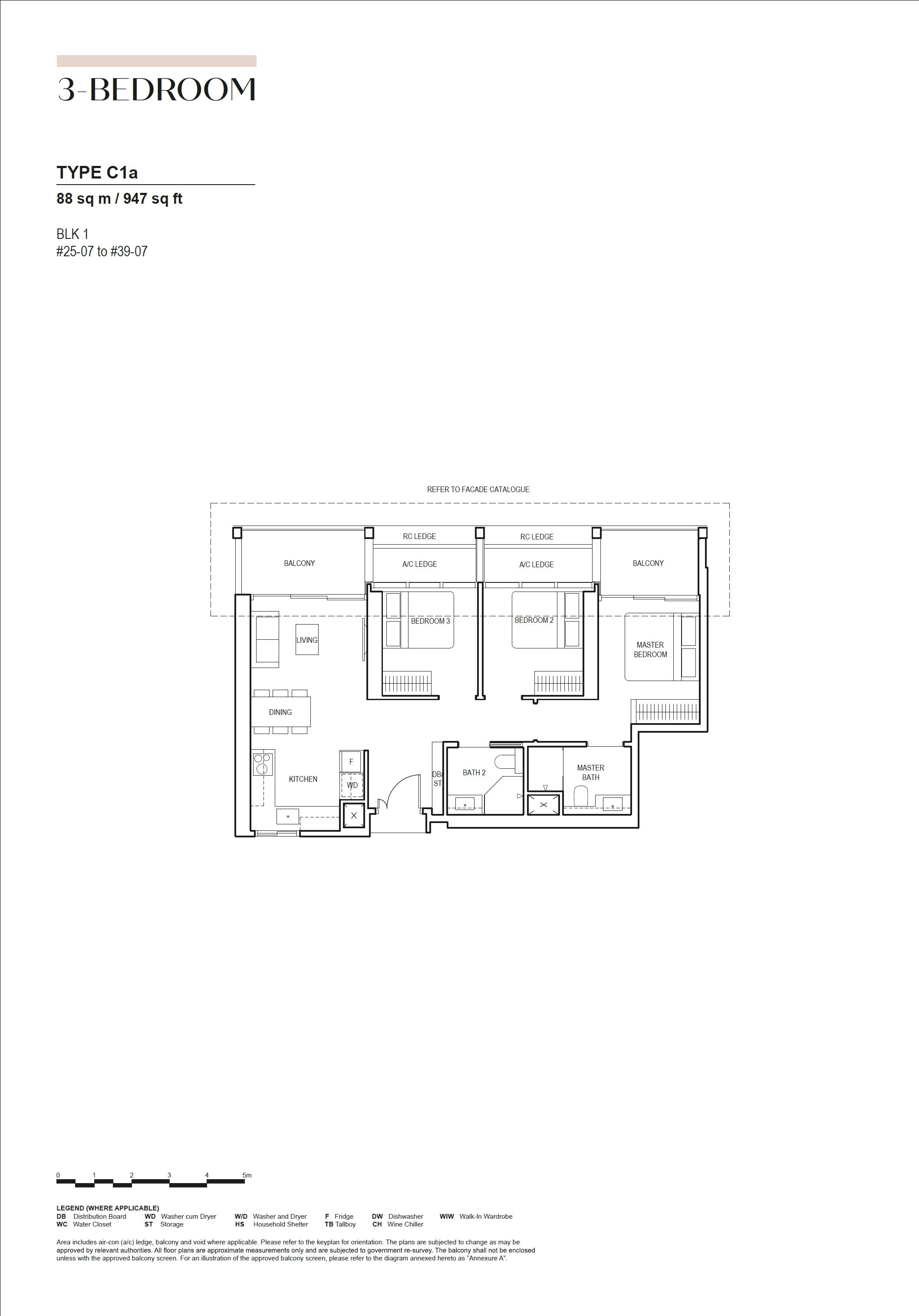 Canninghill Piers 康宁河湾 3-BEDROOM C1a