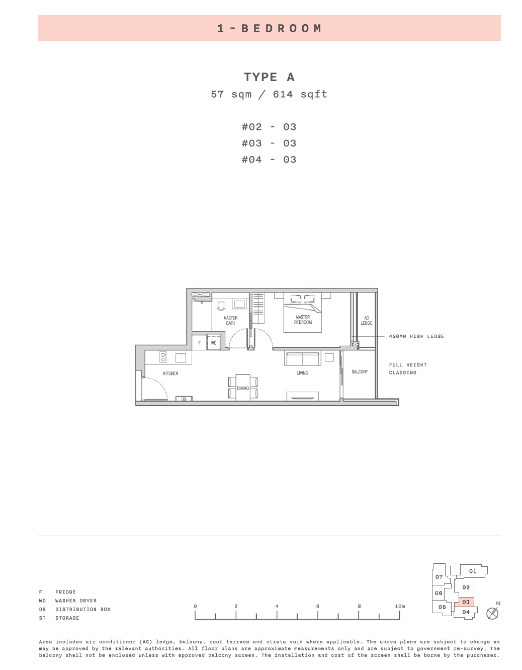 Claydence 1 BEDROOM A