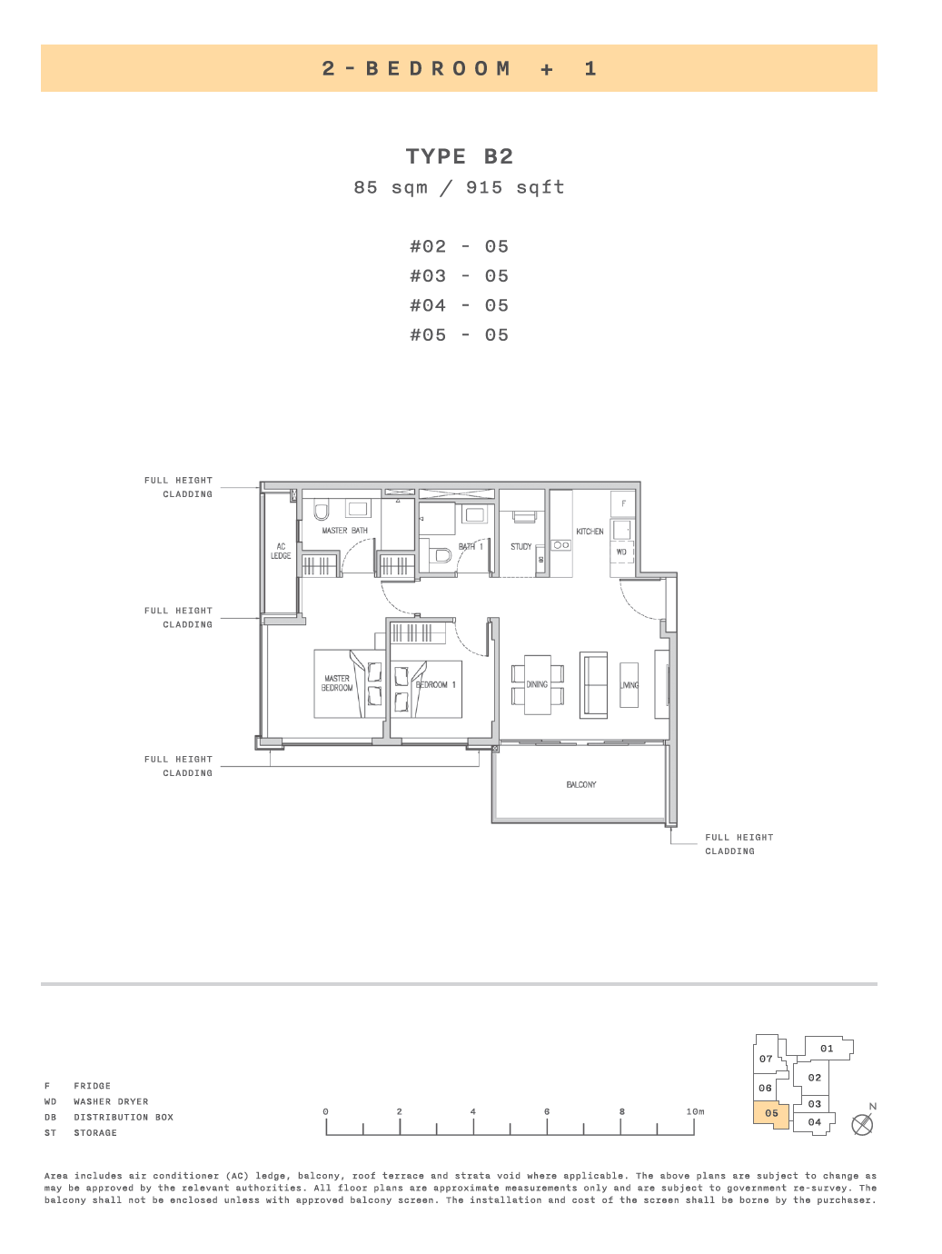 Claydence 2 BEDROOM+1 B2