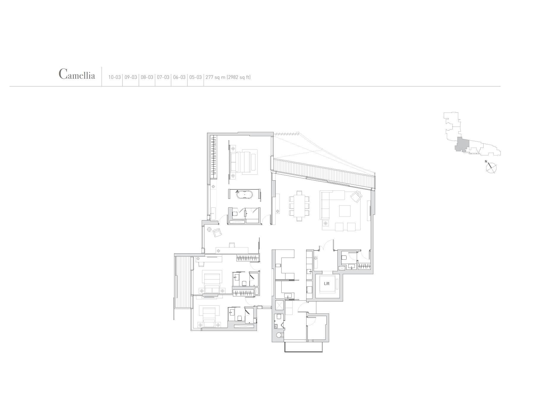 Eden Residences Capitol 首都御府 Camellia Camellia