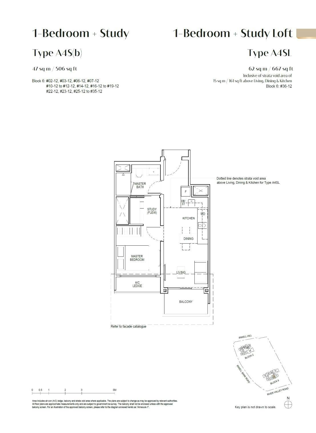 Irwell Hill Residences 隽峰 1BR + Study A4S(b)