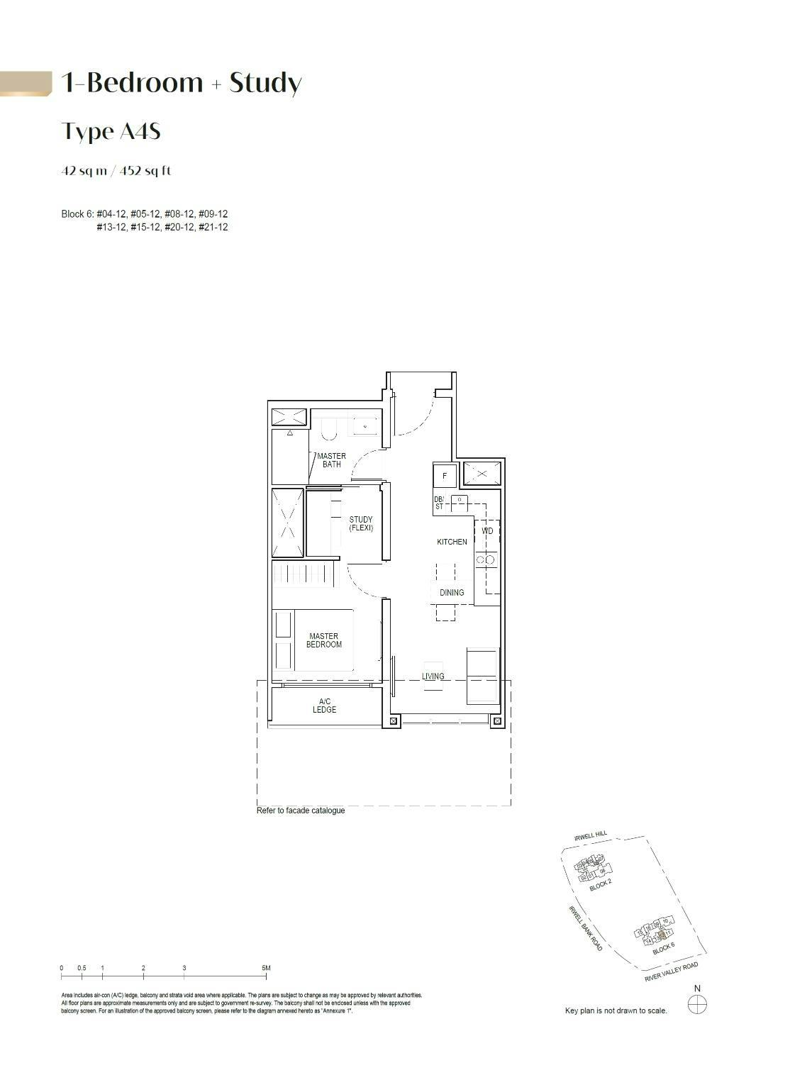 Irwell Hill Residences 隽峰 1BR + Study A4S