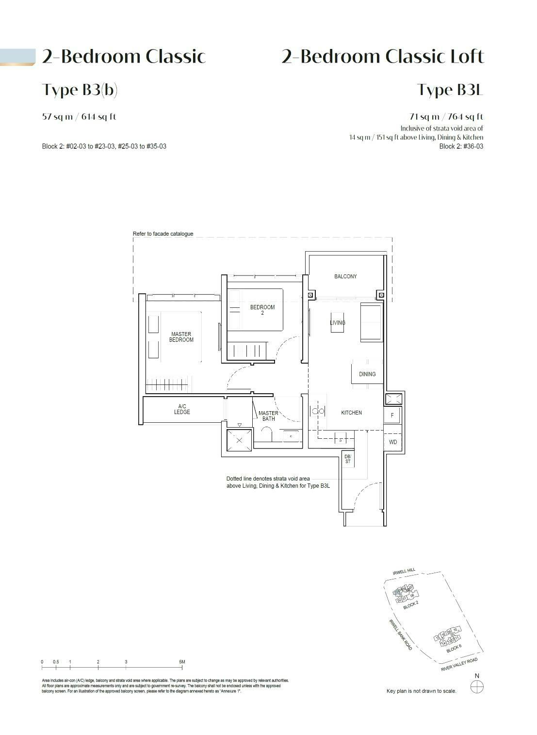 Irwell Hill Residences 隽峰 2BR Classic B3(b)