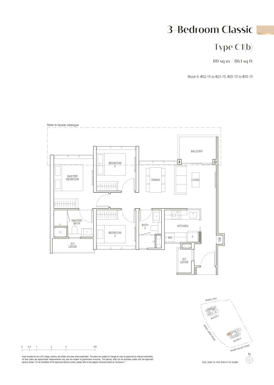 Irwell Hill Residences 隽峰 3BR Classic C1(b)