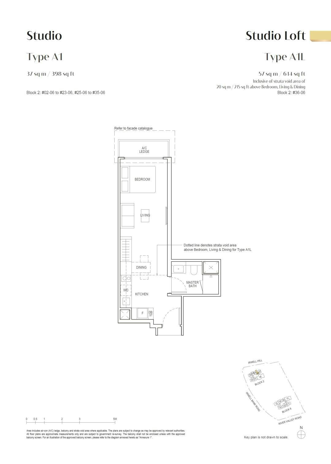 Irwell Hill Residences 隽峰 Studio A1