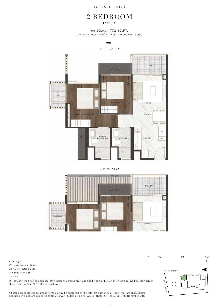 Jervois Privé 2BR B1-G