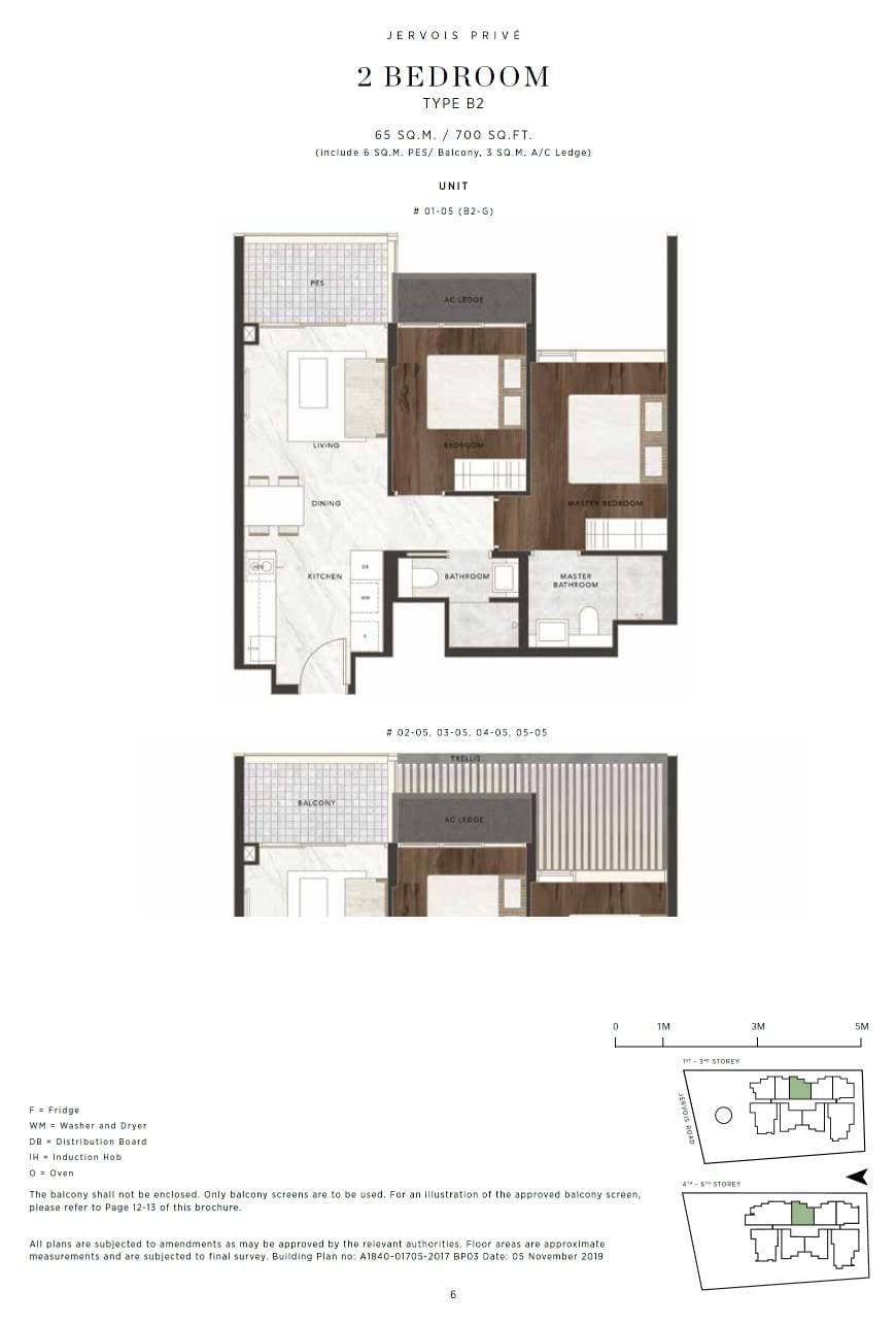 Jervois Privé 2BR B2-G