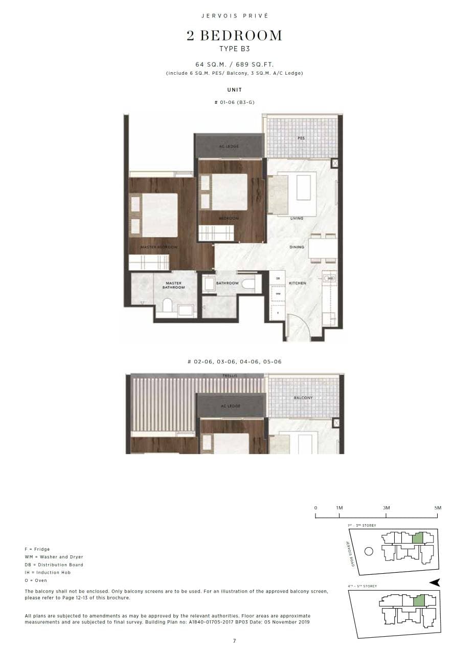 Jervois Privé 2BR B3-G