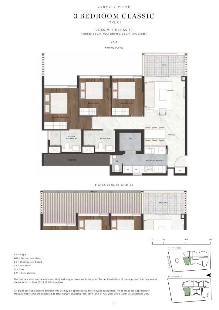 Jervois Privé 3BR C1-G