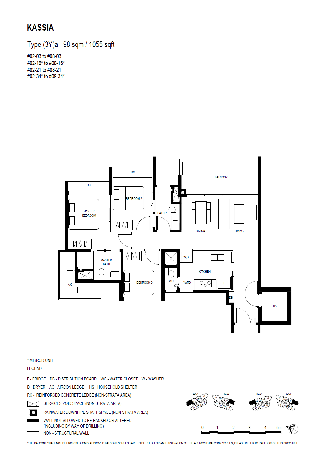 Kassia 3 Bedroom (with yard) (3Y)a