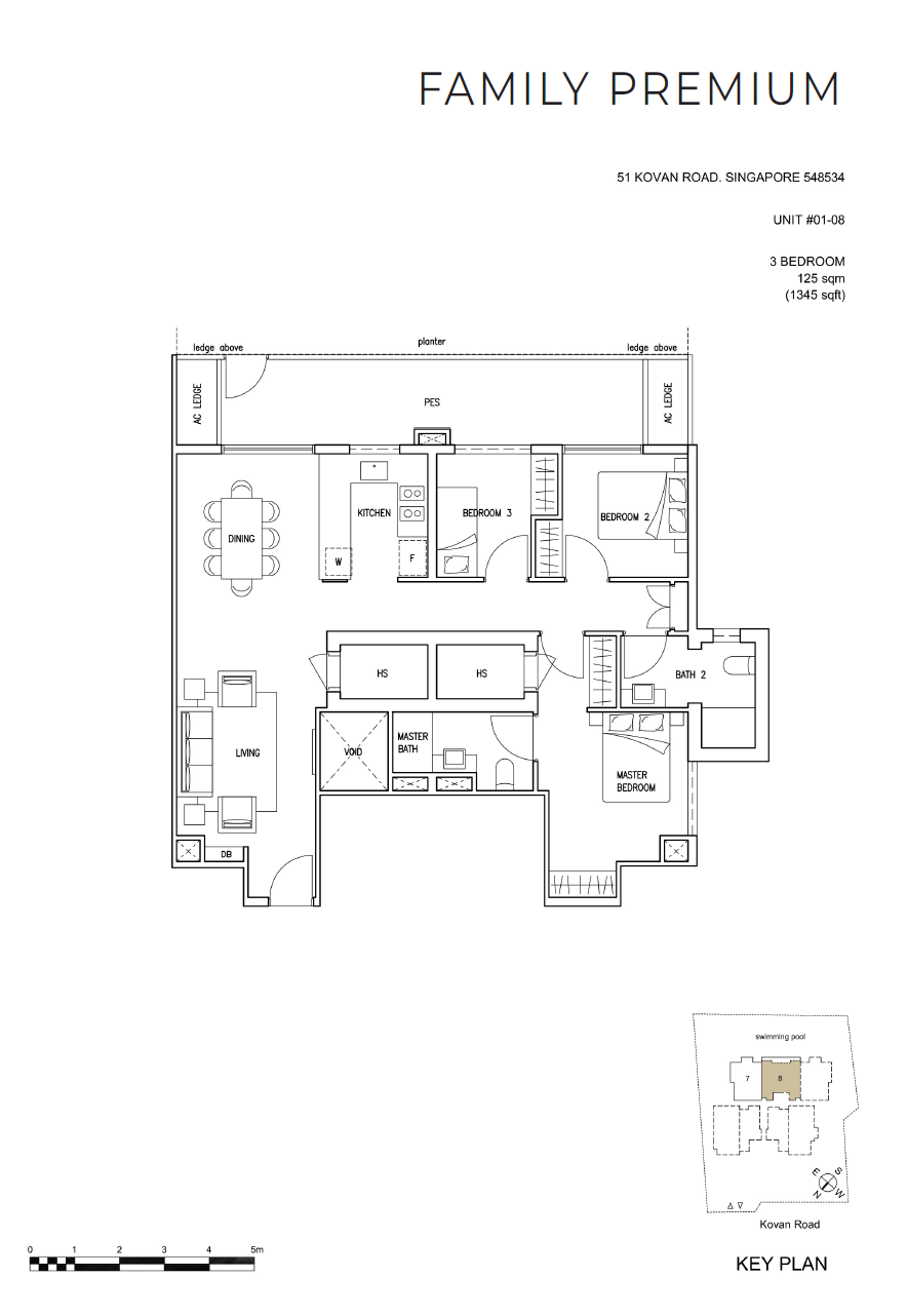 Kovan Jewel 3 Bedroom FAMILY PREMIUM 0108