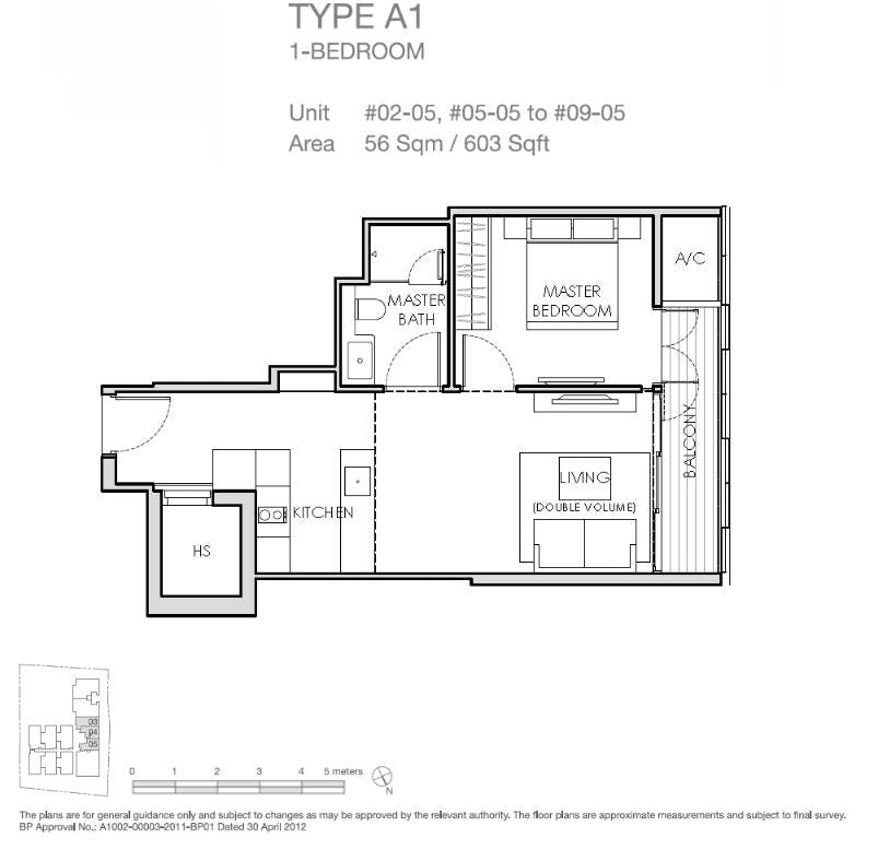 Lloyd SixtyFive 1 Bedroom A1