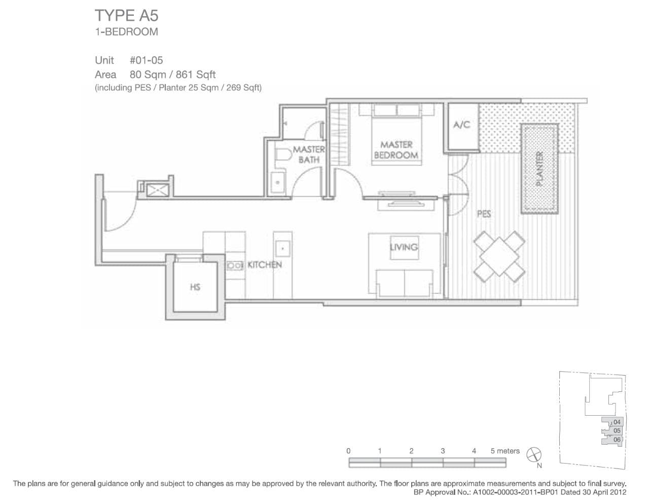 Lloyd SixtyFive 1 Bedroom A5