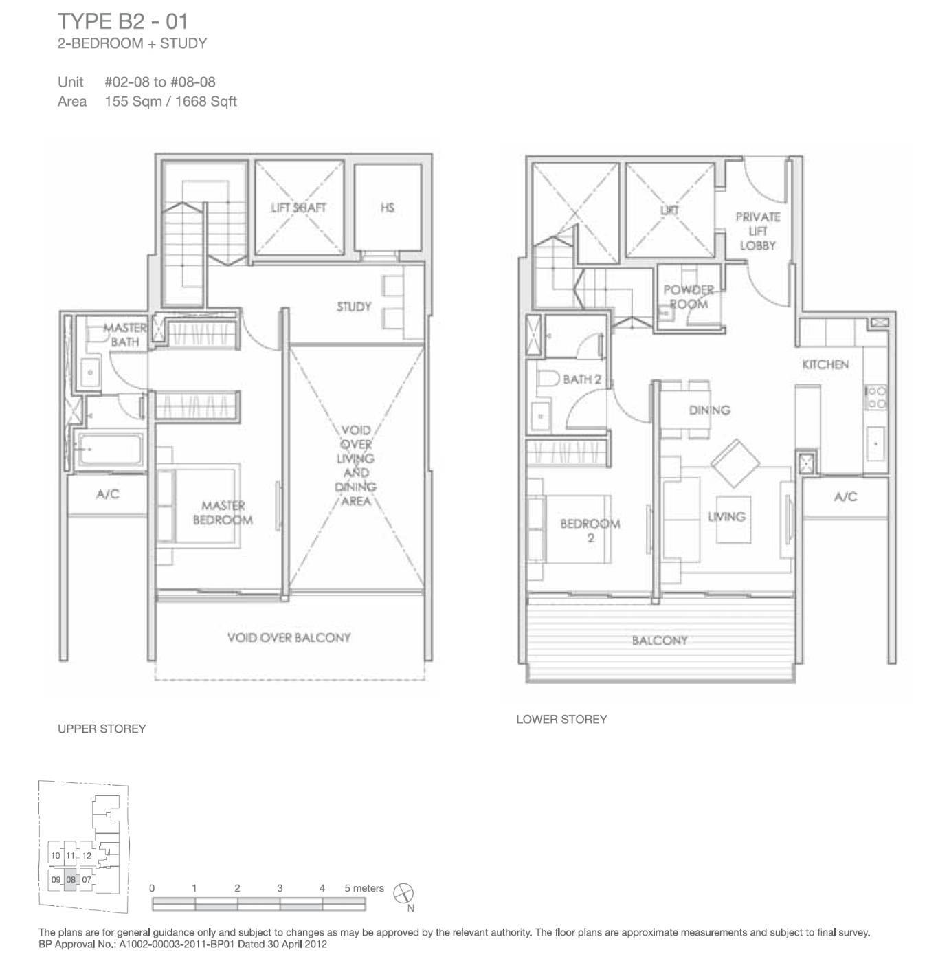 Lloyd SixtyFive 2 Bedrooms (Loft) + Study B2-01