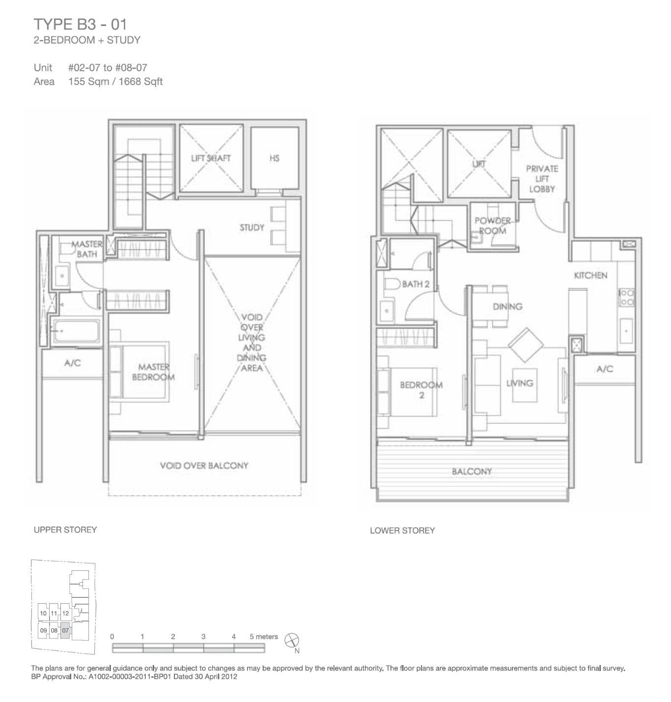 Lloyd SixtyFive 2 Bedrooms (Loft) + Study B3-01