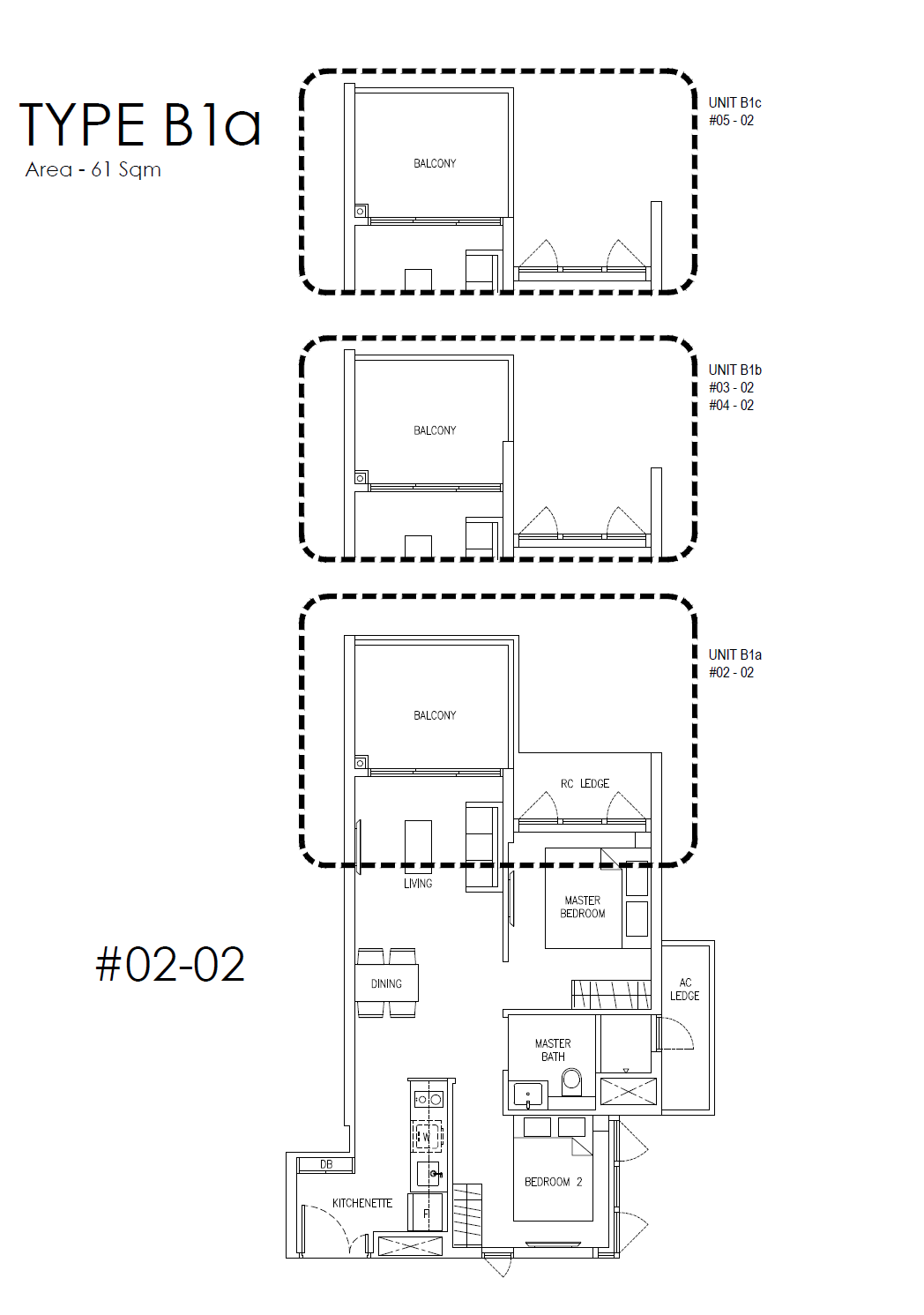 Mattar Residences 2 Bedroom B1a