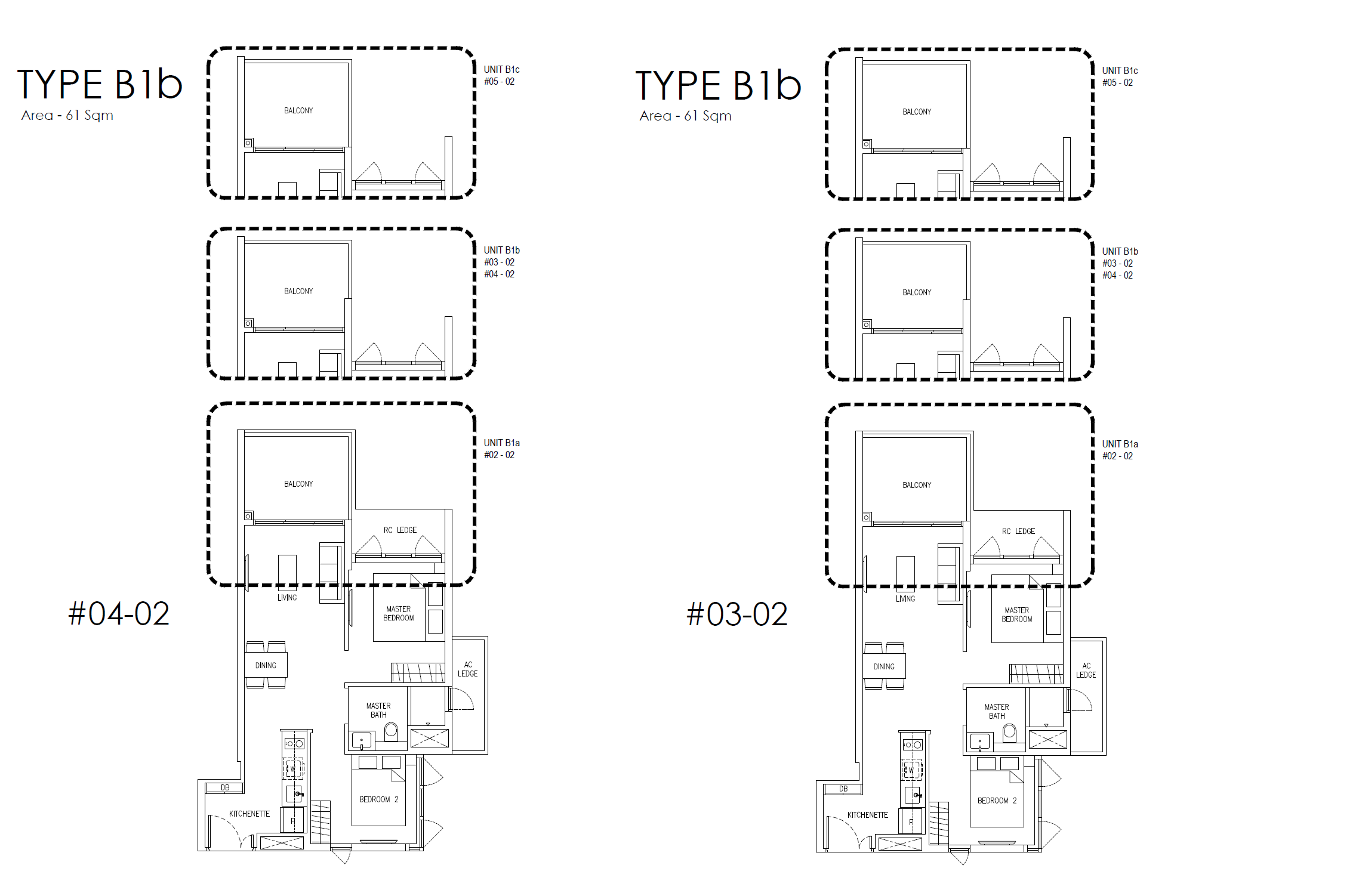 Mattar Residences 2 Bedroom B1b