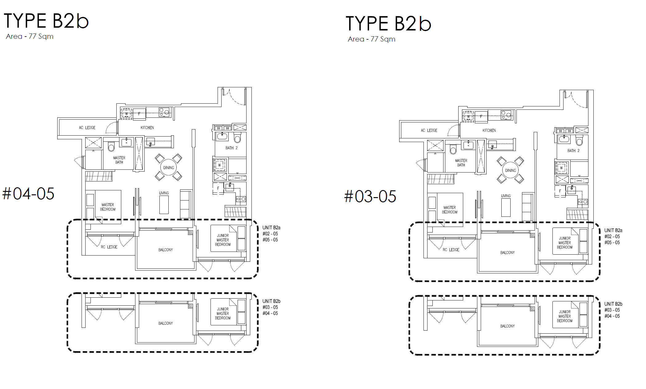 Mattar Residences 2 Bedroom B2b