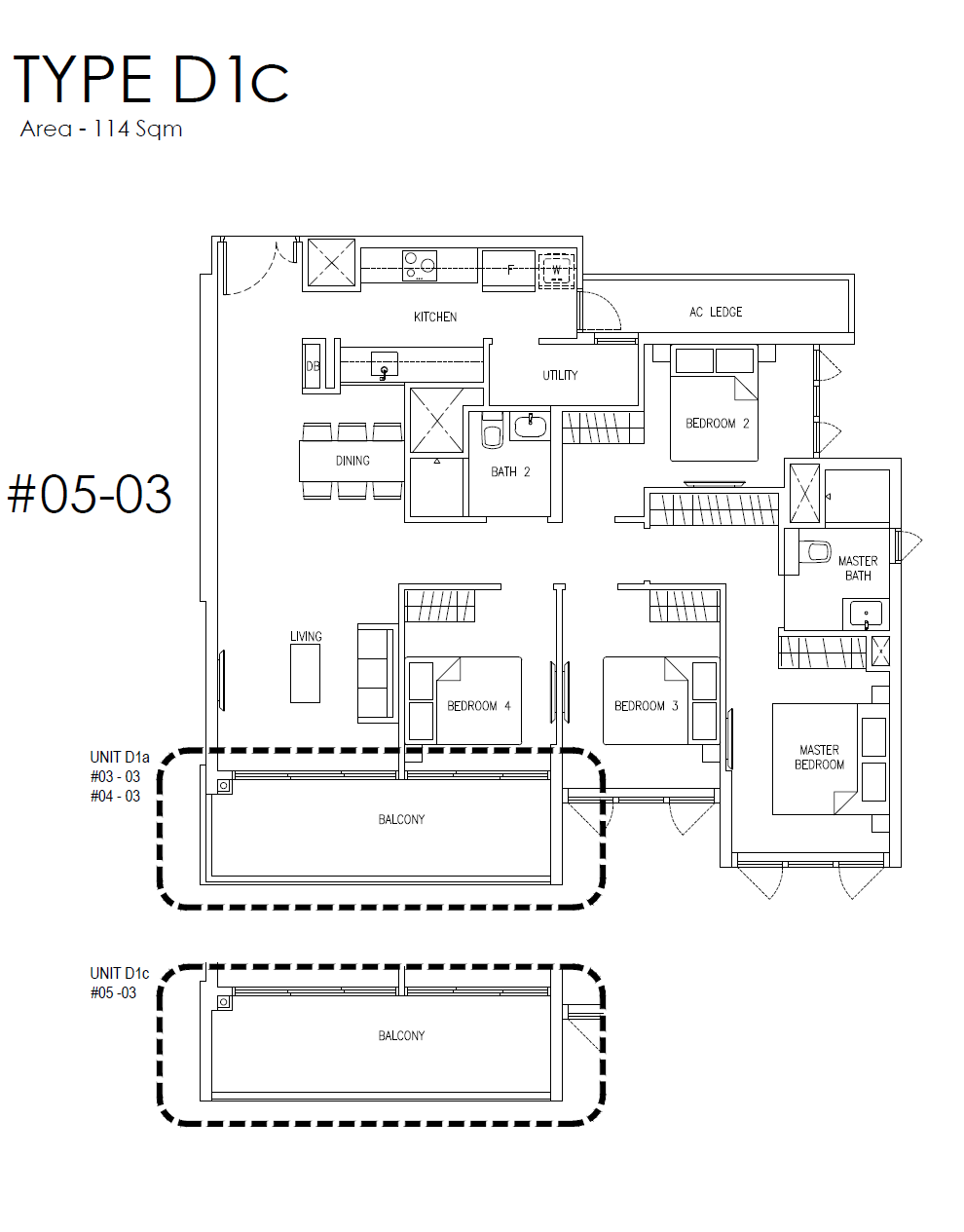 Mattar Residences 4 Bedroom D1c