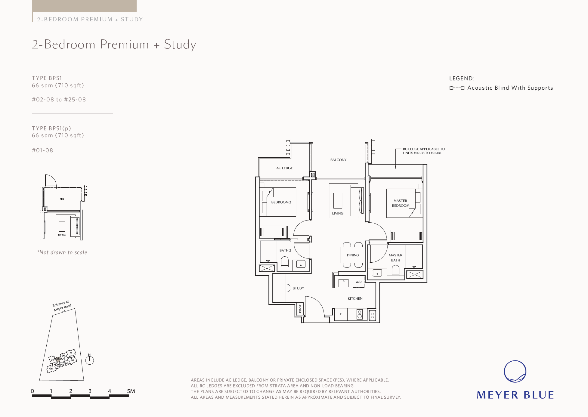 Meyer Blue 2BR Premium + Study BPS1(p)