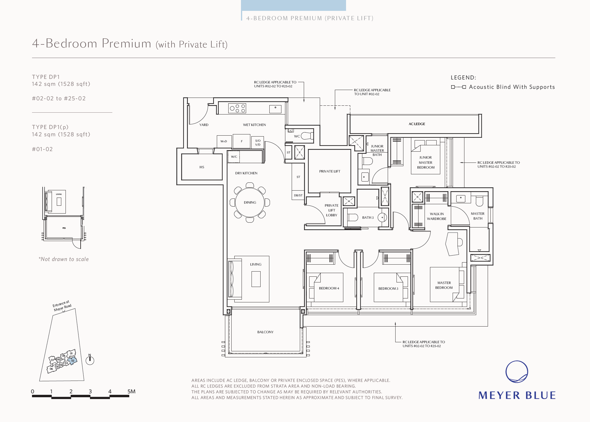 Meyer Blue 4BR Premium (w Private Lift) DP1(p)