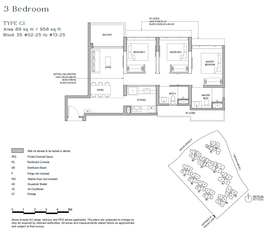 North Gaia 3 BEDROOM C1