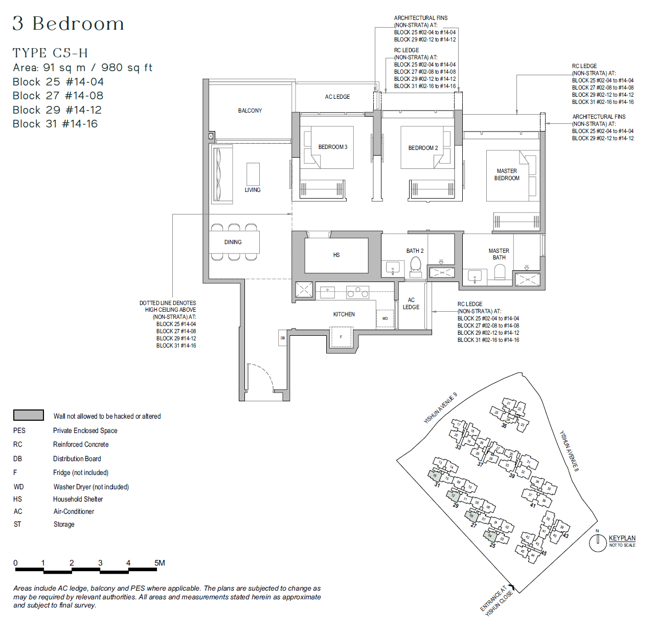 North Gaia 3 BEDROOM C5-H