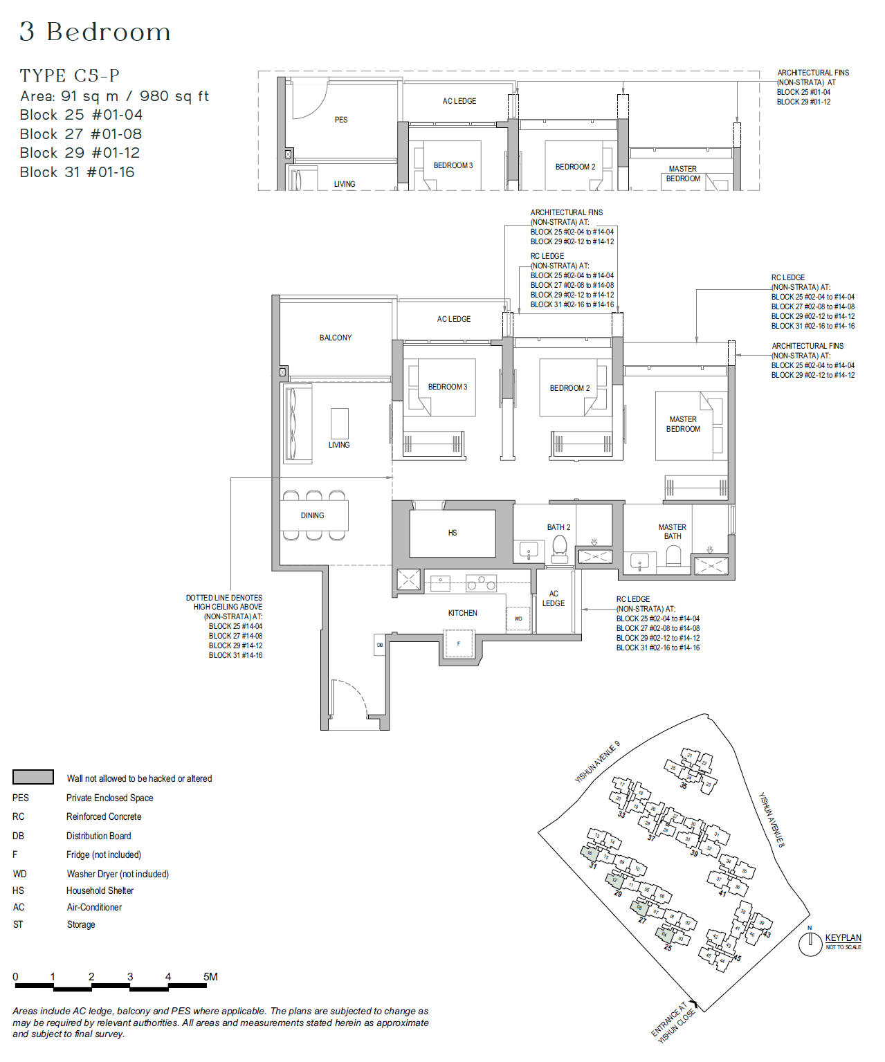 North Gaia 3 BEDROOM C5-P