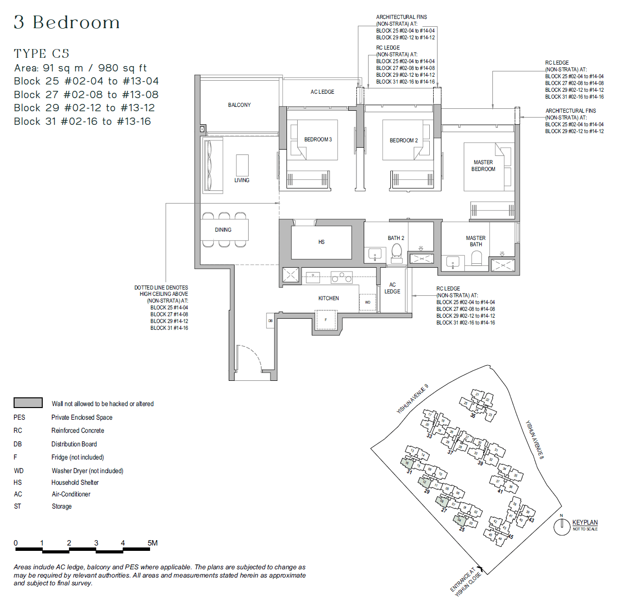 North Gaia 3 BEDROOM C5