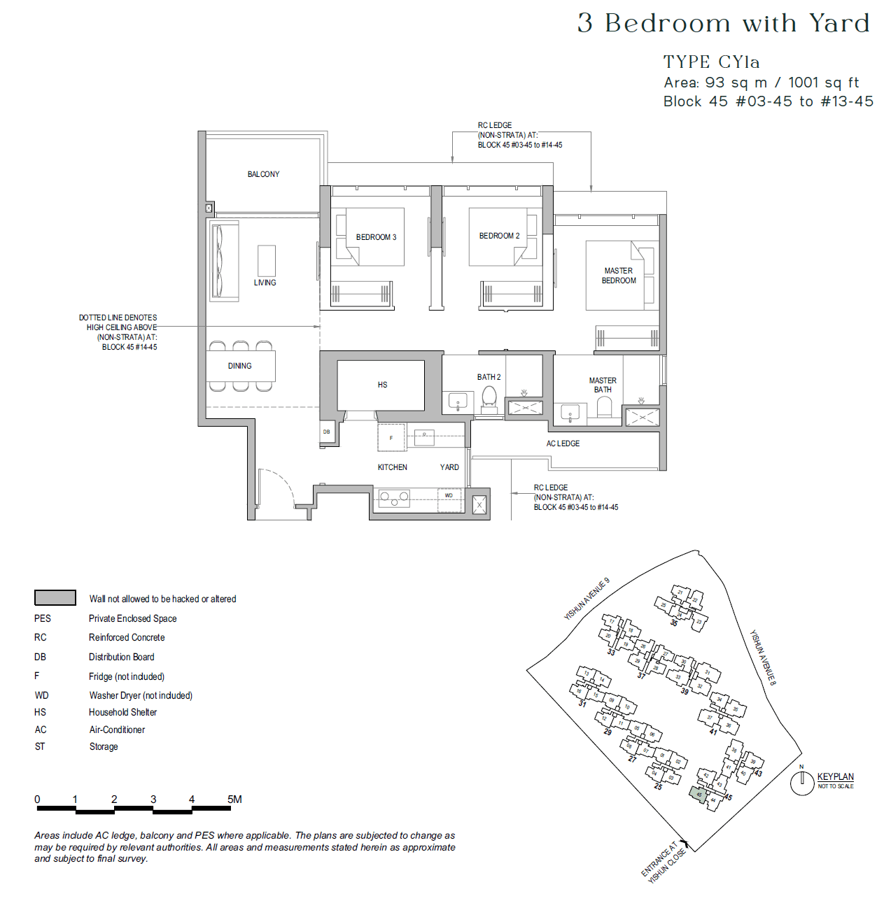 North Gaia 3 BEDROOM + YARD CY1a