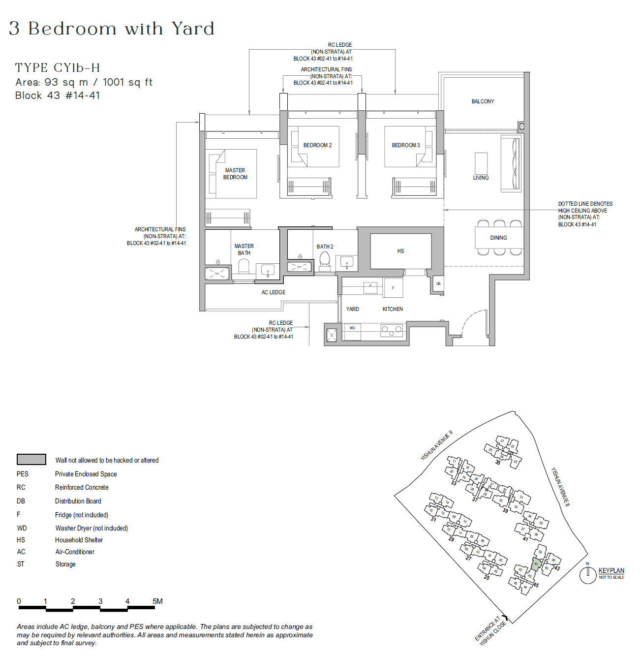 North Gaia 3 BEDROOM + YARD CY1b-H