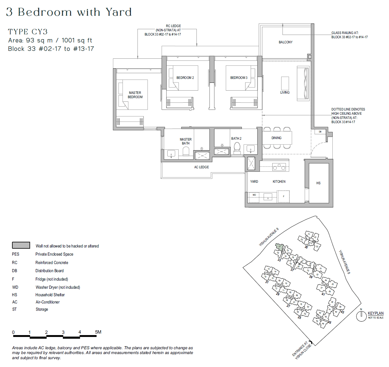 North Gaia 3 BEDROOM + YARD CY3