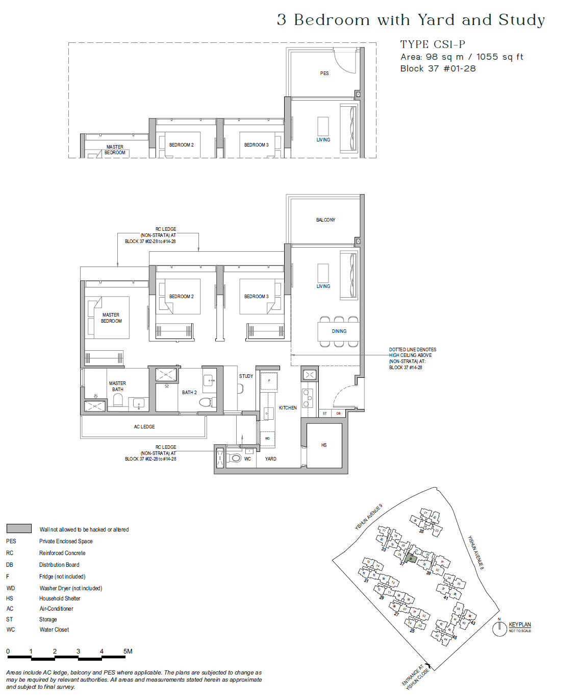 North Gaia 3 BEDROOM+YARD+STUDY CS1-P