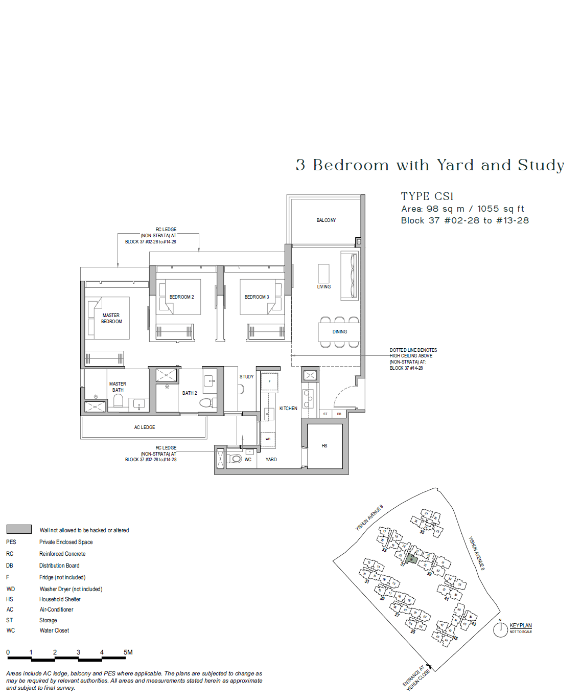 North Gaia 3 BEDROOM+YARD+STUDY CS1