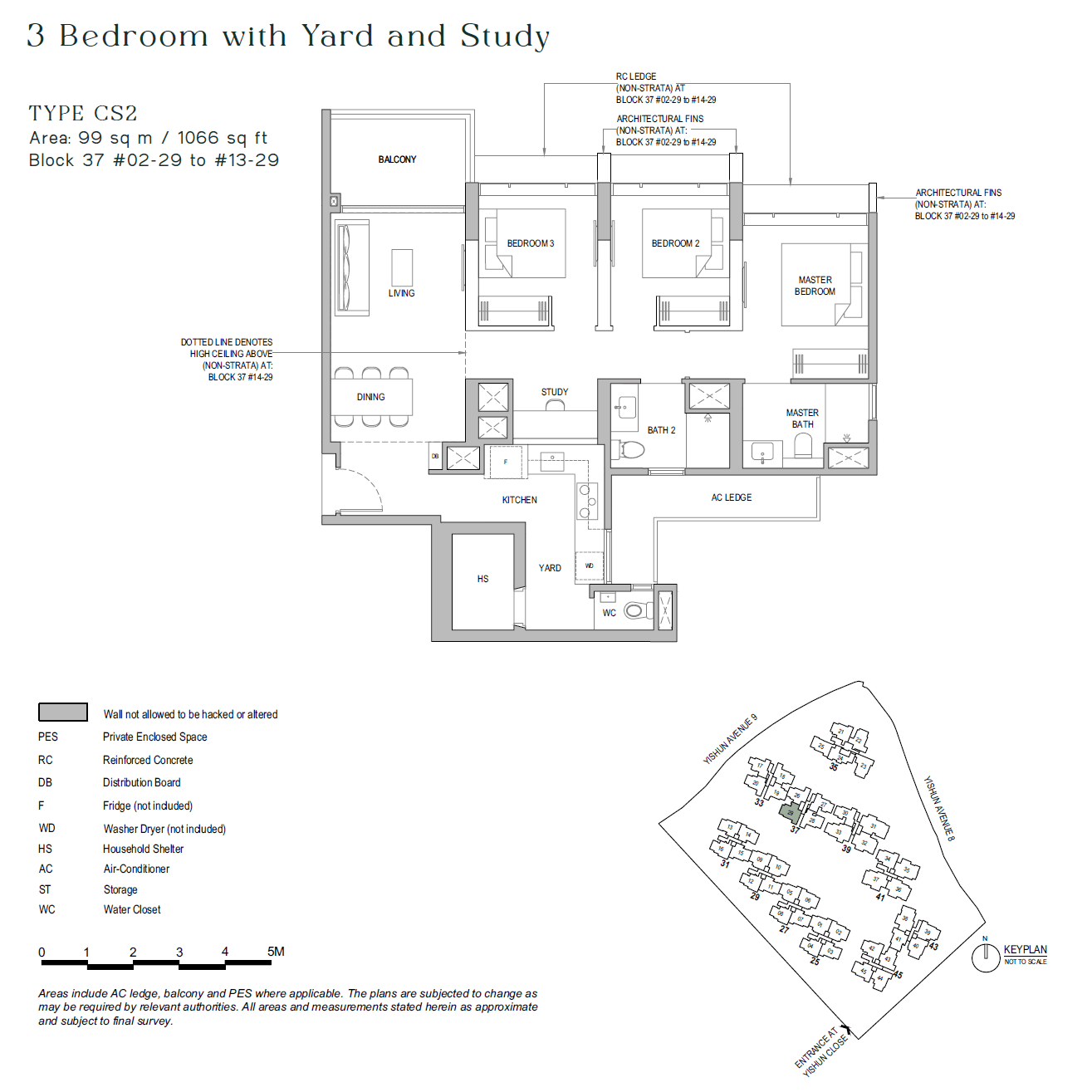 North Gaia 3 BEDROOM+YARD+STUDY CS2