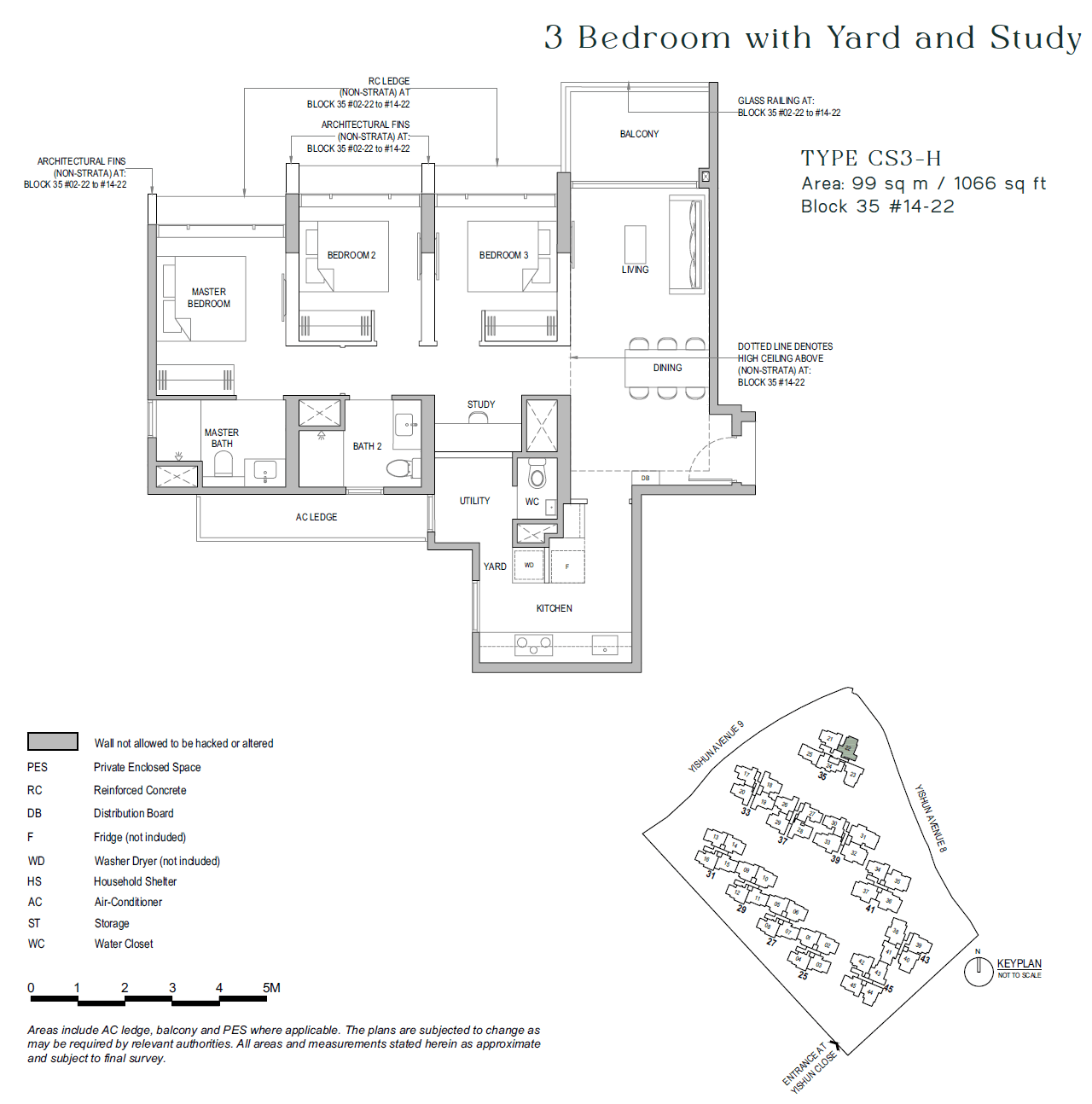 North Gaia 3 BEDROOM+YARD+STUDY CS3-H