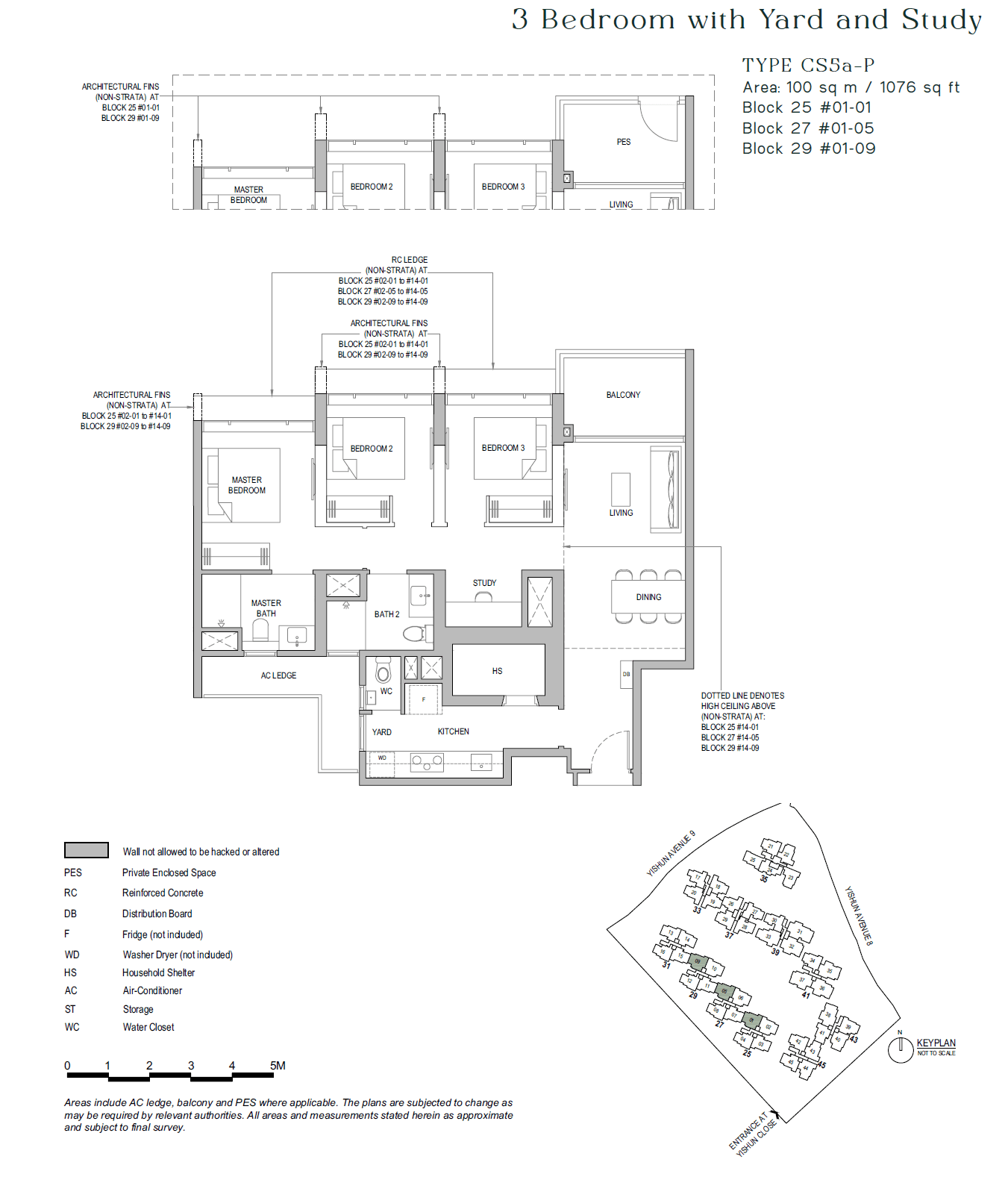 North Gaia 3 BEDROOM+YARD+STUDY CS5a-P