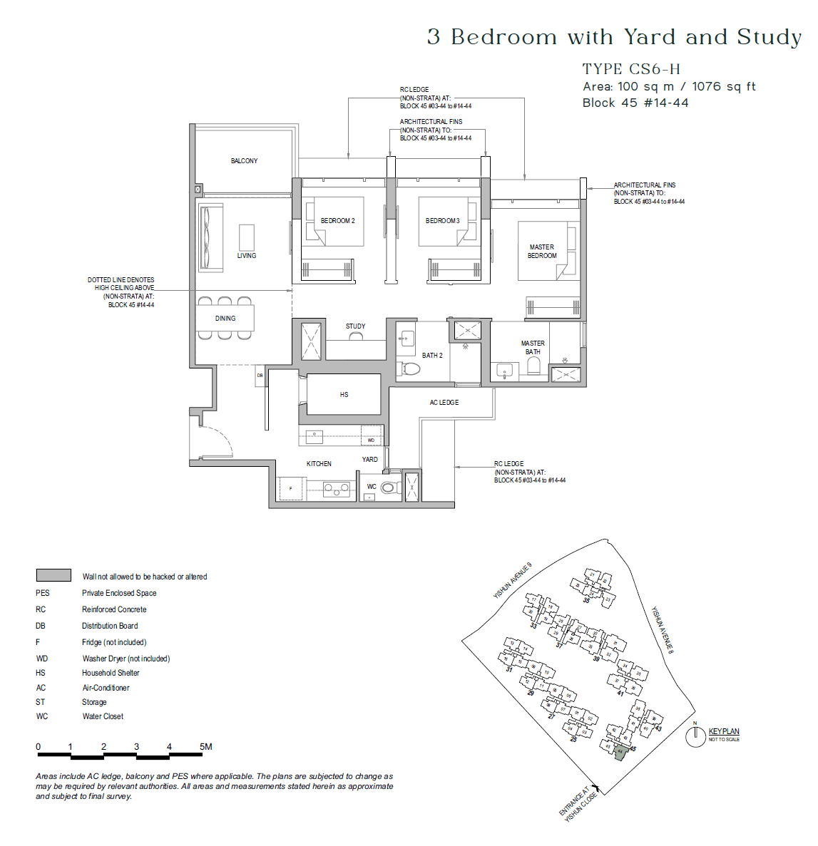 North Gaia 3 BEDROOM+YARD+STUDY CS6-H