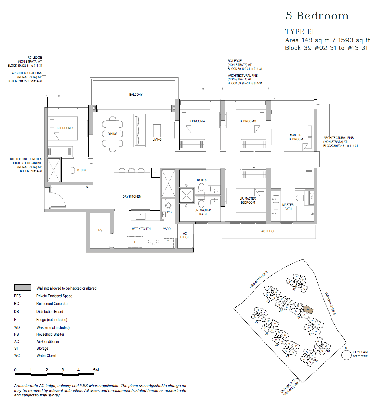 North Gaia 5 BEDROOM E1